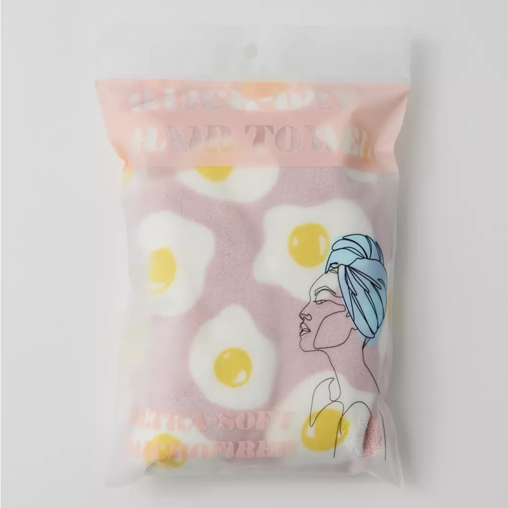 NWT Urban Outfitters Spa Day Quick-Dry Microfiber Hair Towel